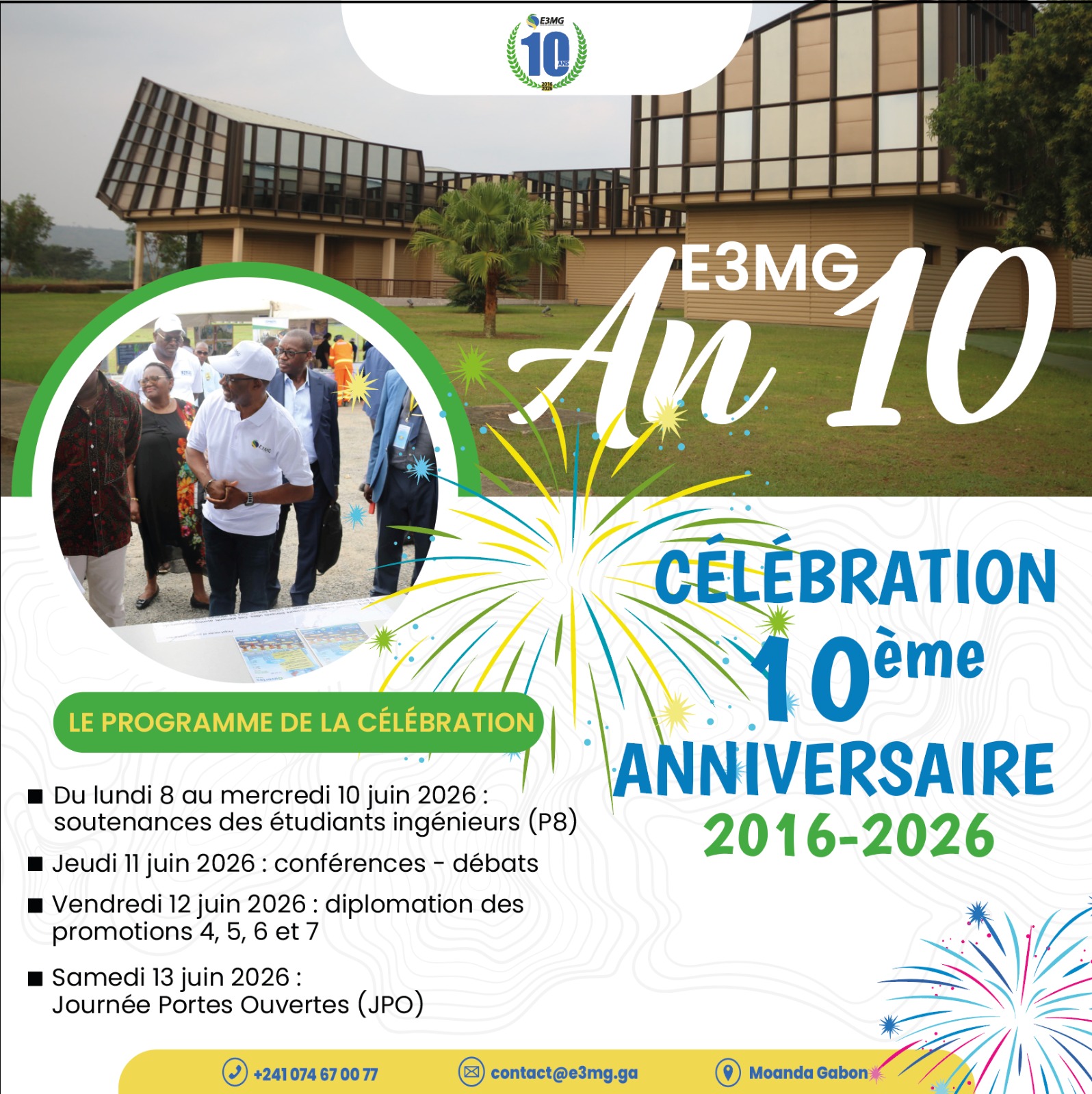 E3MG 10 ANS - 2016 -2026